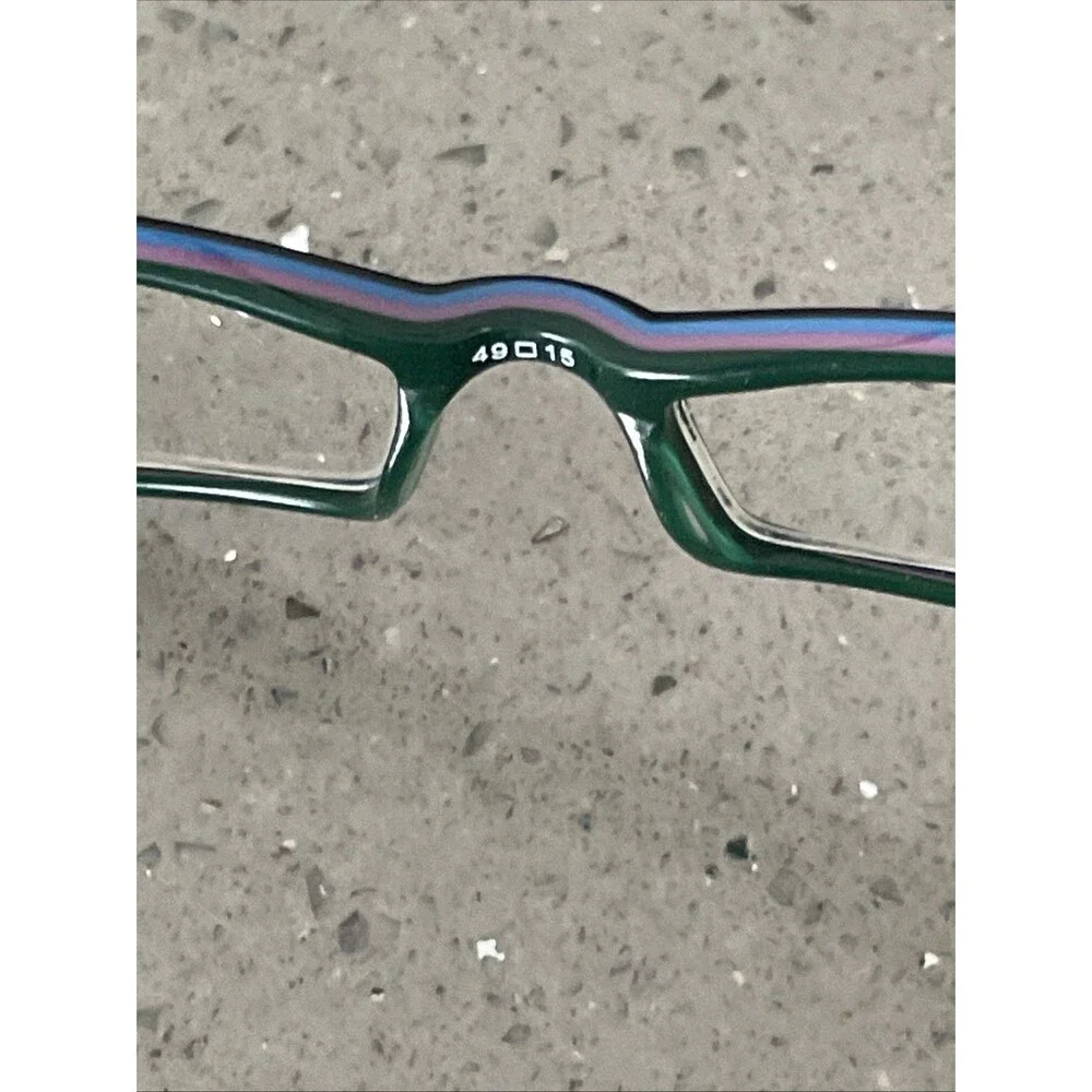 KLiiK eyeglasses frames ONLY Denmark 49-15-135 black full rim rectangle multi